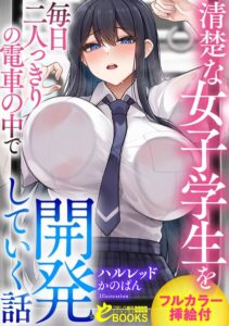 清楚な女子学生を毎日二人っきりの電車の中で開発していく話【フルカラー挿絵付】[美少女ノベル・官能小説]