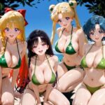 ビーチで出会った美女をナンパしてメス堕ちさせた話 セー○ームーン
