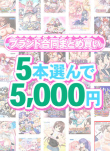 【まとめ買い】1，600作品以上から5本選んで5，000円！夏のブランド合同まとめ買い[アダルトゲーム]