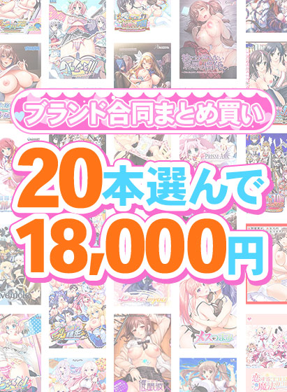 【まとめ買い】1，300作品以上から20本選んで18，000円！夏のブランド合同まとめ買い[アダルトゲーム]
