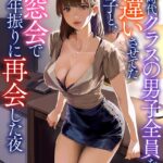 学生時代クラスの男子全員を勘違いさせてたあの子と、同窓会で十年振りに再会した夜[美少女ノベル・官能小説]
